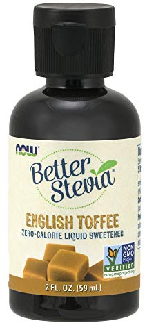 Now Foods Better Stevia Édulcorant liquide Caramel anglais 60 ml
