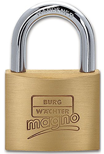 Burg Wächter HB 50 80/2 Vorhangschloss 400 E Magno verschiedensperrend, Bügelhöhe 80mm, Breite 50mm