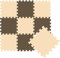 LittleTom 9 Teile Spielmatte Baby Puzzlematte ab Null - 30 x 30 cm Krabbelmatte Bodenmatte Kinder - Puzzle Teppich Kinderzimmer Matte - Outdoor Bodenschutzmatte Spielteppich Eva Schaumstoff Isomatte