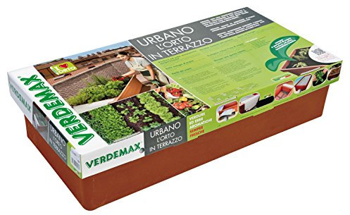 Verdemax-Huerto Urbano 115 x 58 x 28 cm Para Terraza Jardín Y Balcón ,Terracota, 2250