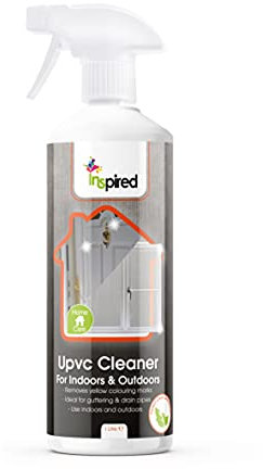 Inspired UPVC Cleaner for Indoors and Outdoors | Hard Plastic Reviver, Ideal for Doors, Gutters & Window Frames - 1 Litre