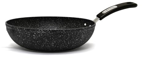 Starfrit The Rock Classic Stir Fry Pan, 11 (28 cm), Non-Stick, Black