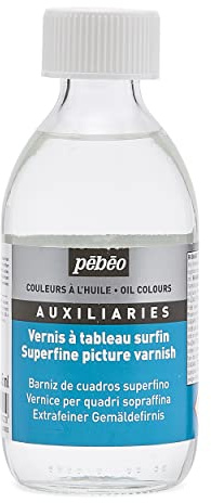 Pebeo 650802 245 ml Superfine Picture Varnish, Transparent