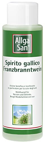 Allga San Spirito Gallico - Spray Massaggio Schiena, Gambe, Cervicale e Braccia 250 ml - Frizione Coadiuvante per la Pelle del Corpo ad Azione Balsamica e Rinfrescante, con Oli Essenziali