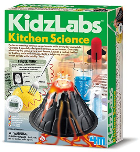 4M KidzLabs Scienza in Cucina Kit Esperimenti Scientifici per Bambini 8+ Giochi Educativi STEM con Reazioni Chimiche Divertenti