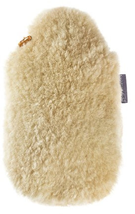 Fashy mit Lammfell Natur Wärmflasche, 2 Liter, 1 Stück (1er Pack)