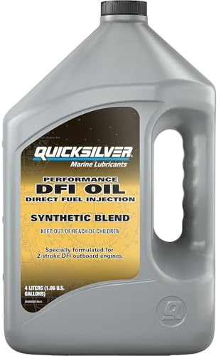 Quicksilver DFI 2-Stroke Marine Outboard Engine Oil, 1 Gallon