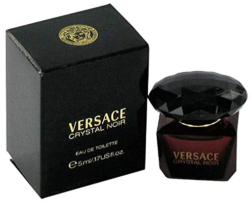 Versace Crystal Noir for Women Eau de Toilette Mini, 0.17 Ounce