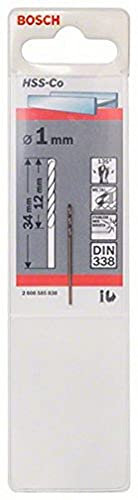 Bosch Accessories Professional Metallbohrer HSS-Cobalt (Ø 1 mm)
