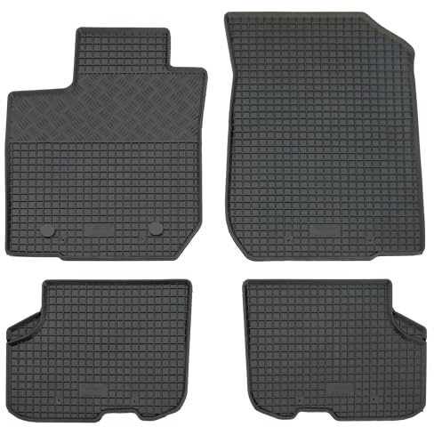 AD Tuning Gummifußmatten Set 4-teilig für Dacia Logan 2 + Sandero 2 (2012-)