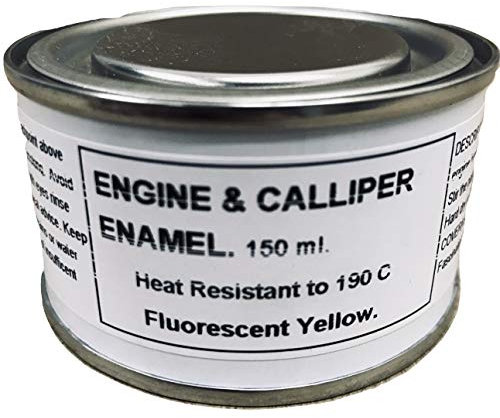 1 x 150ml Fluorescent Yellow Heat Resistant Brake Caliper & Engine Paint