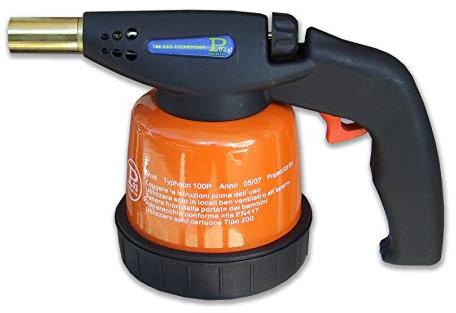 TYPHOON - 43098 -100P Lampe à souder à cartouche de gaz avec piézo