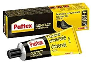 Pattex Universalkleber, Kontaktkleber für Gummi, Leder, Teppichboden, Filz - Schnell, nicht fleckenbildend und lackschädigend