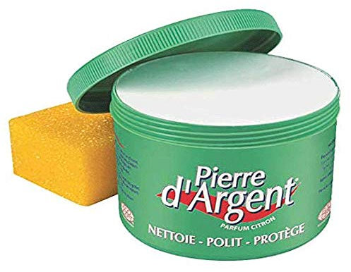 La Pierre d'Argent ® 500 GR + Maxi Eponge Alvéolée - Un produit naturel à base d'argile : on n’a jamais fait mieux pour tout nettoyer et protéger en même temps !