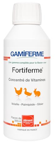 FORTIFERME 300ml aliment complémentaire diététique pour volailles, Palmipèdes, Gibier (renforce l'état général)