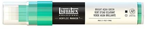 Liquitex Professional Paint Marker with 8-15 mm Wide Nib - Bright Aqua Green