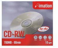 Imation CD-RW 52x 80 Minutes Single
