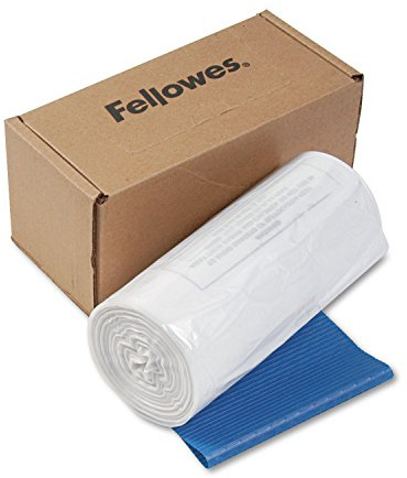 Fellowes 36054 Shredder Bags, 20 Gal,F/125,2250 Series,18-Inch x13-Inch x36-Inch ,50/CT,CL