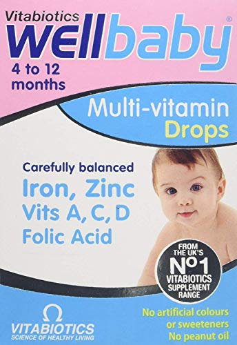 (2 Pack) - Vitabiotic - Wellkid Baby Drops | 30ml | 2 PACK BUNDLE