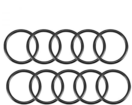 sourcing map Pack mit 10 Auto Dichtung Nitrilkautschuk O-ring metrische Scheibe 38mm Außendmr. 32mm Innendmr. 3mm breit
