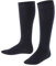 FALKE Comfort Wool K Kh lana filo funzionale al ginocchio tinta unita 1 paio, Calzini lunghi Unisex - Bambini, Blu Dark Marine 6170, 19-22