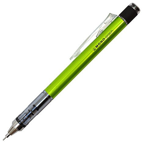 Tombow Mono Graph Shaker Mechanical Pencil 0.5mm%¶ÝÏ% Lime Green Body%¶ÝÏ% R3 (SH-MG51) by Tombow