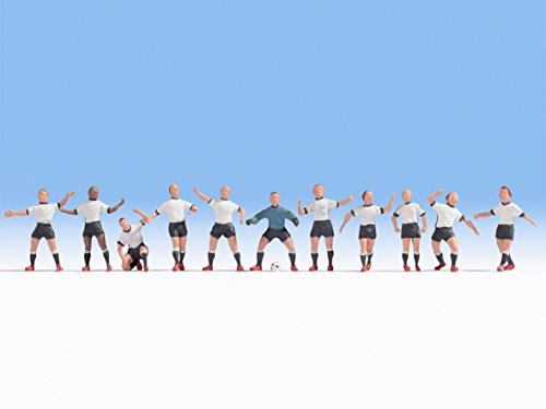 Noch 15965 H0 Figuren Fußballteam Weiß/Schwarz
