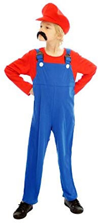 Super Workman Fancy Dress Costume, Red - Medium (7-9)