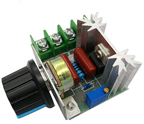 HiLetgo 2000W AC Motor Speed Control Controller Adjustable Voltage Regulator 50-220V AC High Power Motor Governor Thermostats