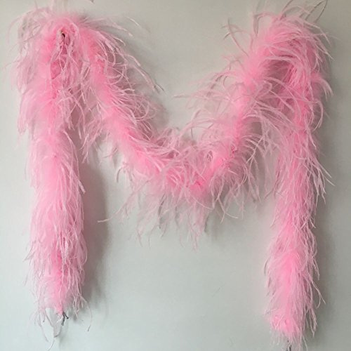 Sowder, Boa in piume di struzzo, lunghezza 182,9 cm, per decorazione di matrimonio/feste, con piume