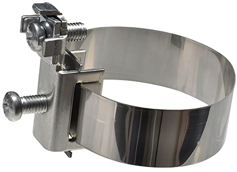 2 Stück - XmediaSat ETEB2 Band Erdungsschelle | Erdungsrohrschelle, 8-120 mm rostfreier Stahl (V2A)