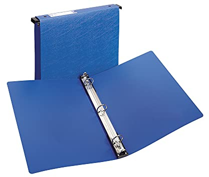 Avery 14800 Hanging Storage Binder with Gap Free Round Rings, 11 x 8 1/2, 1 Capacity, Blue