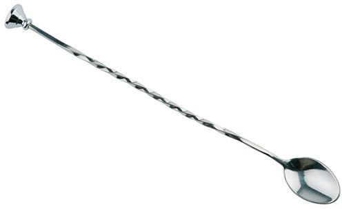 APS 93134 Barlöffel, Edelstahl, mit gedrehtem Stiel, Länge 27 cm