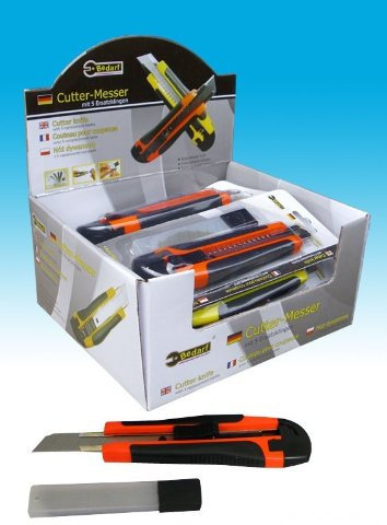 Set di coltelli professionali (lama inclusa), taglierino per tappeti, con 5 lame di ricambio