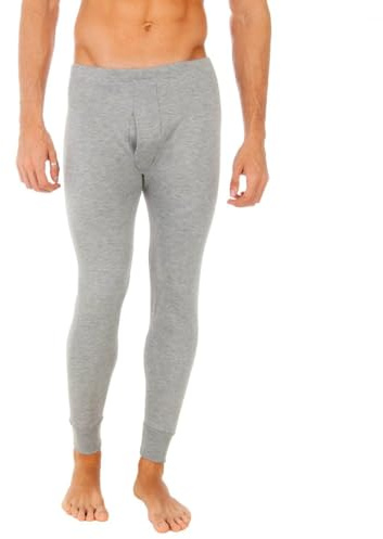 ABANDERADO Calzón largo termal abierto de fibra acrílica ABANDERADO Pantalones térmicos, Hombre, Gris (Gris 025), XX-Large (Tamaño del fabricante:XXL/60)