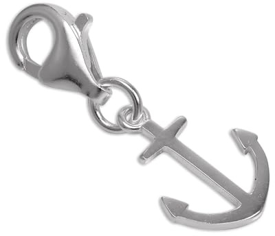 TheCharmWorks Sterling Silver Anchor Clip on Charm