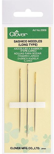 Clover Sashico Nålar 3-Delar, Lång, Silver