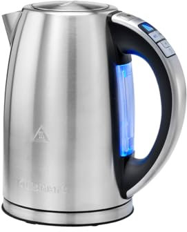 Cuisinart Multi-Temp Wasserkocher | Schnelles Aufkochen, 3KW | Kabellos | Edelstahl-Finish | 1,7L Fassungsvermögen | Einstellbare Temperatur |Abnehmbarer, waschbarer Anti-Kalk-Filter | Silber