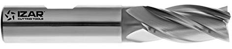 Izar 45192 Fresa Frontal Acabado PMX, 6600, DIN 844 N, 4Z, 18.00 mm Diámetro Corte