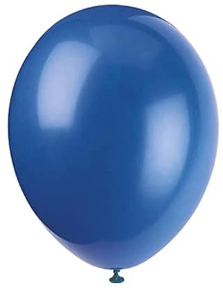 Unique Party - 80006 - Paquet de 10 ballons - Latex - 30 cm - Bleu Nuit