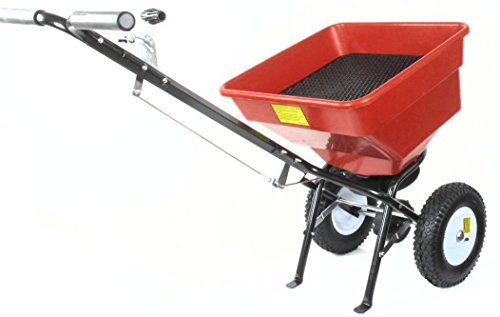 Greenstar 11394 Streuwagen zum Schieben, Streumengenkontrolle per Hebel, schwarz, 31450