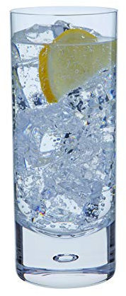 Dartington Crystal TU45/6/P - Exmoor Crystal Highball Glasses, Set of 2, 6x17x16.5 cm