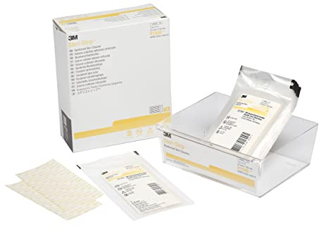 3M™ Steri-Strip™ Reinforced Adhesive Skin Closures, R1548, 1 in x 5 in (25 mm x 125 mm), 4 Strips/Envelope