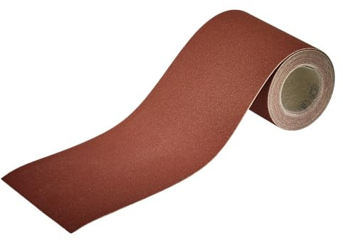 wolfcraft 5813000 Rouleau papier auto-agrippant Grain 180 4 m x 93 mm argent