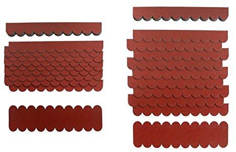 crash-marek, Mini Dachschindeln,Rot,Dachpappe,Vogelhaus,Kaninchenstall,Holzgestell,Säulenüberdeckung,Sandkastendächer,Hundehütte,Briefkasten,Geräteschuppen,Spielgerüst,