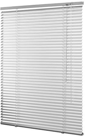 Ventanara® Jalousie Aluminium Silber inklusive Montagematerial mit und ohne Bohren 70 x 220 cm