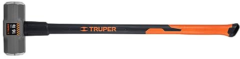 TRUPER MD-12F Sledge Hammers, 36 Fiberglass Handle 12 Lb (5.4 Kg)