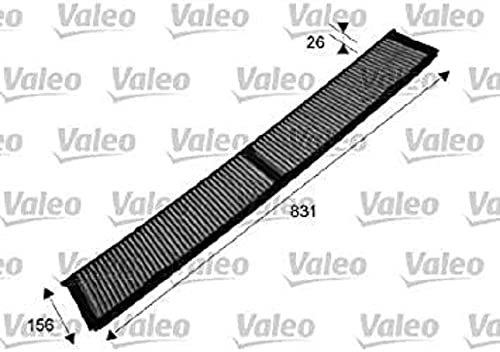 VALEO 715503 Filtro, Aria abitacolo PROTECT, Filtro anti polline al carbone attivo, Protezione contro il polline, la polvere, i batteri, i gas e i cattivi odori