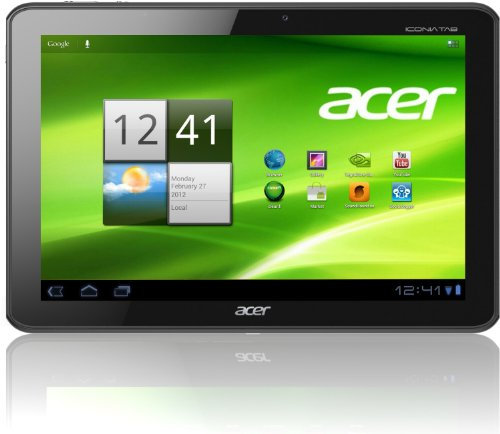 Acer Iconia A500 25,7 cm (10,1 Zoll) Tablet (Touchscreen, WiFi, 16GB, 3.0 Android, HDMI, USB 2.0)