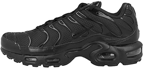 Nike Air Max Plus, Sneakers Basses Homme, Noir (Black/Black-Black 050), 42 EU